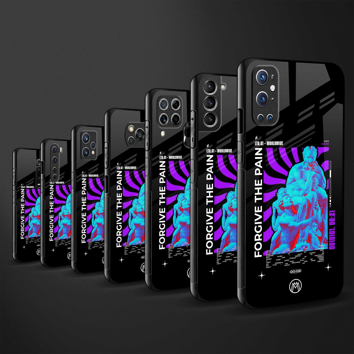 forgive the pain glass case for oppo reno 3 pro image-3