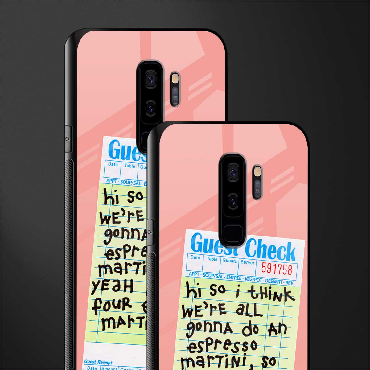 four espresso martinis glass case for samsung galaxy s9 plus image-2