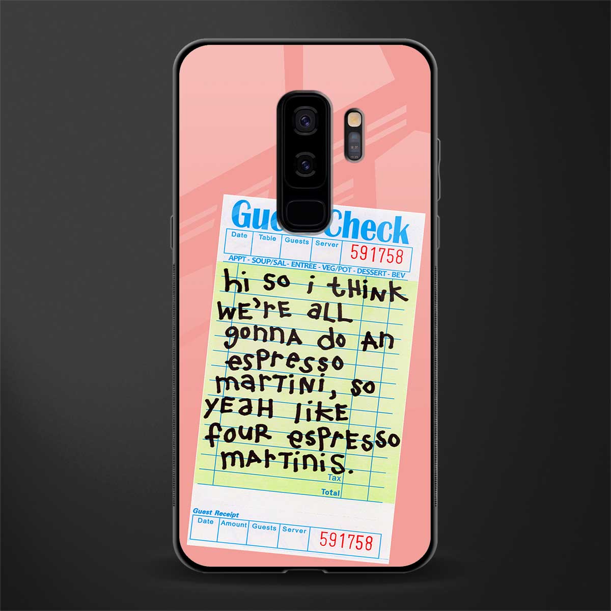 four espresso martinis glass case for samsung galaxy s9 plus image
