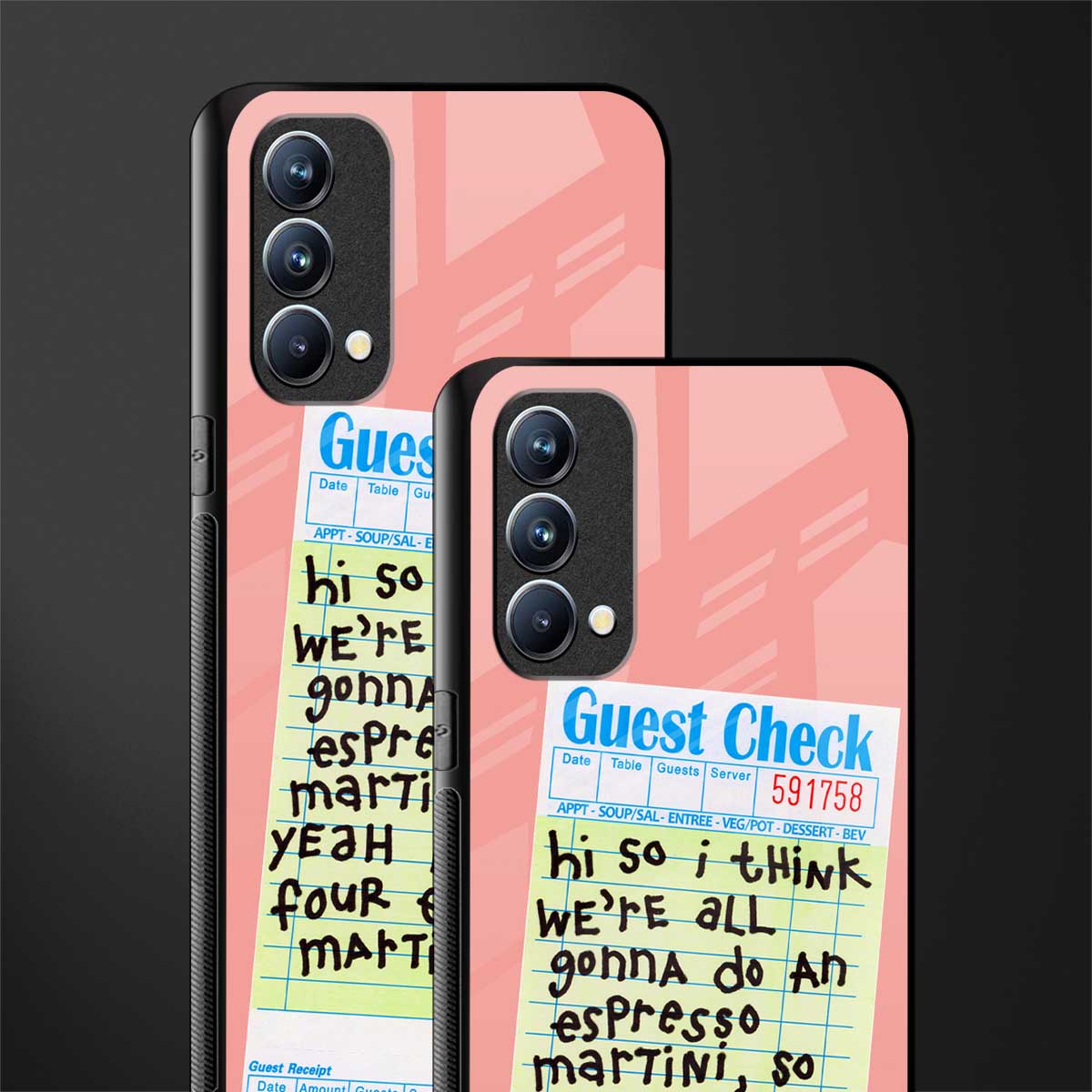 four espresso martinis glass case for oppo f19s image-2