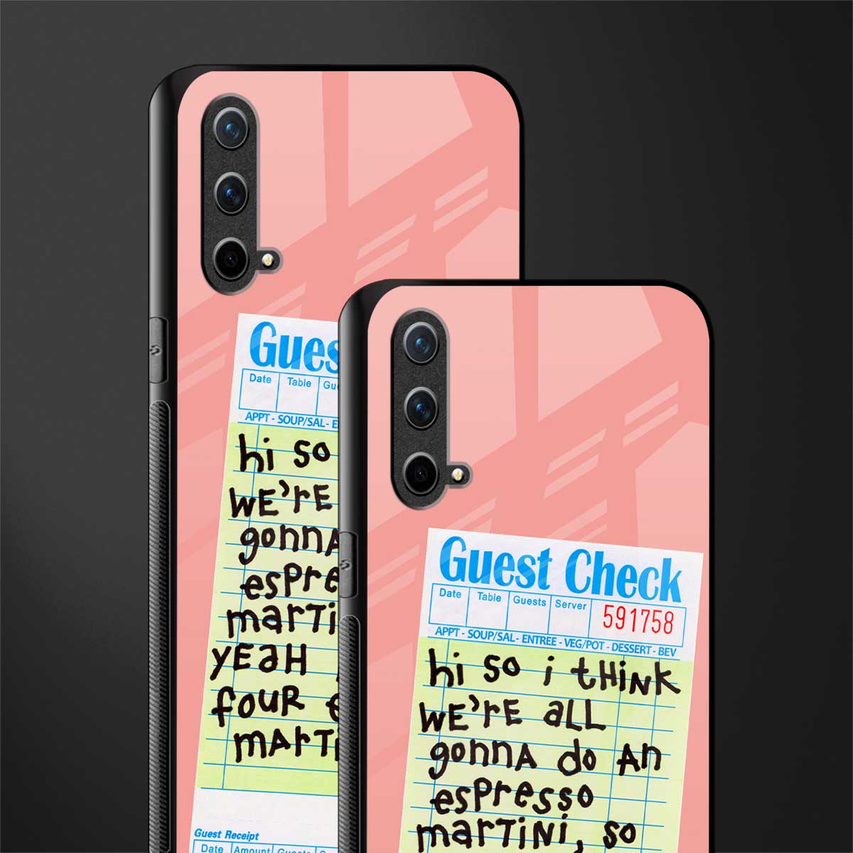 four espresso martinis glass case for oneplus nord ce 5g image-2