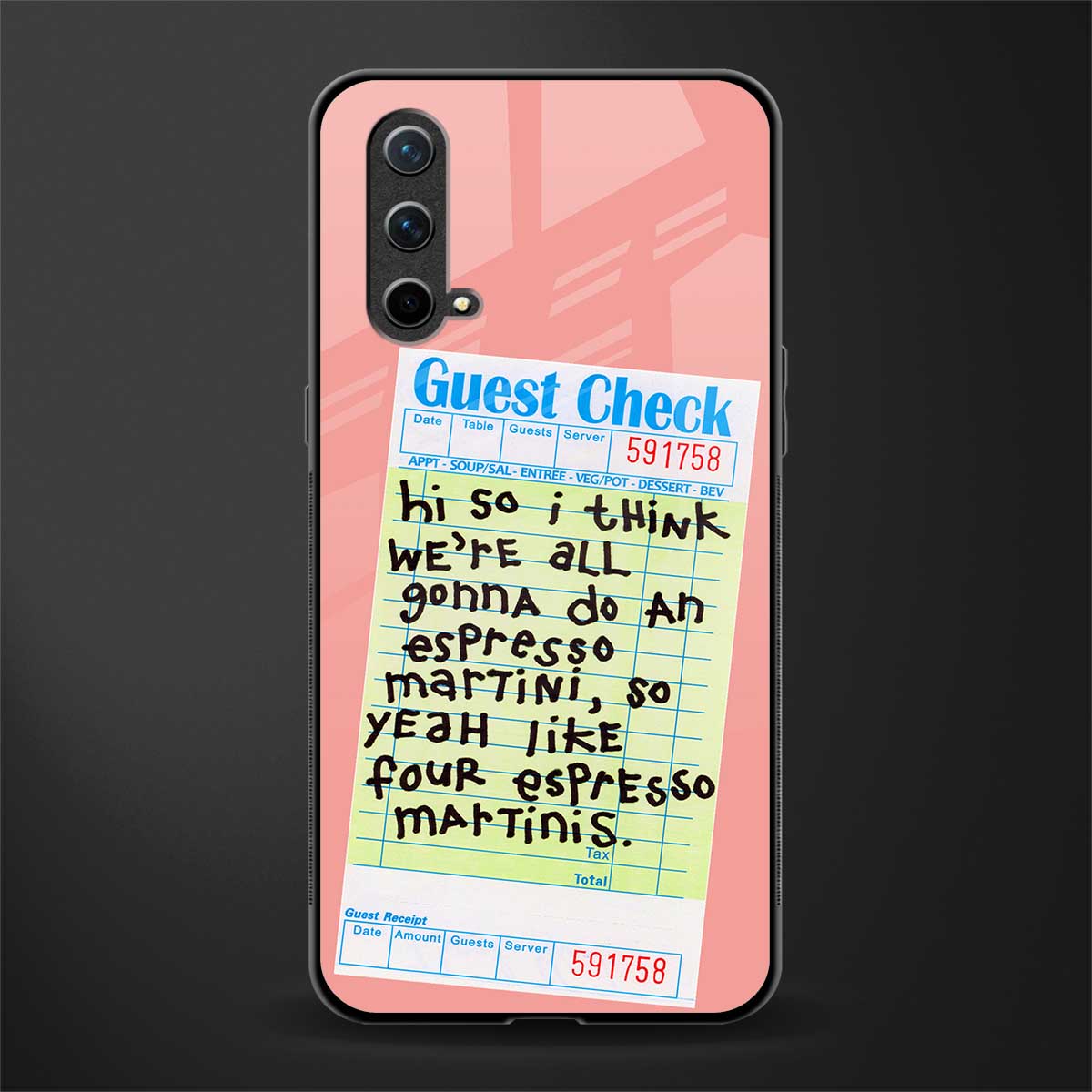 four espresso martinis glass case for oneplus nord ce 5g image