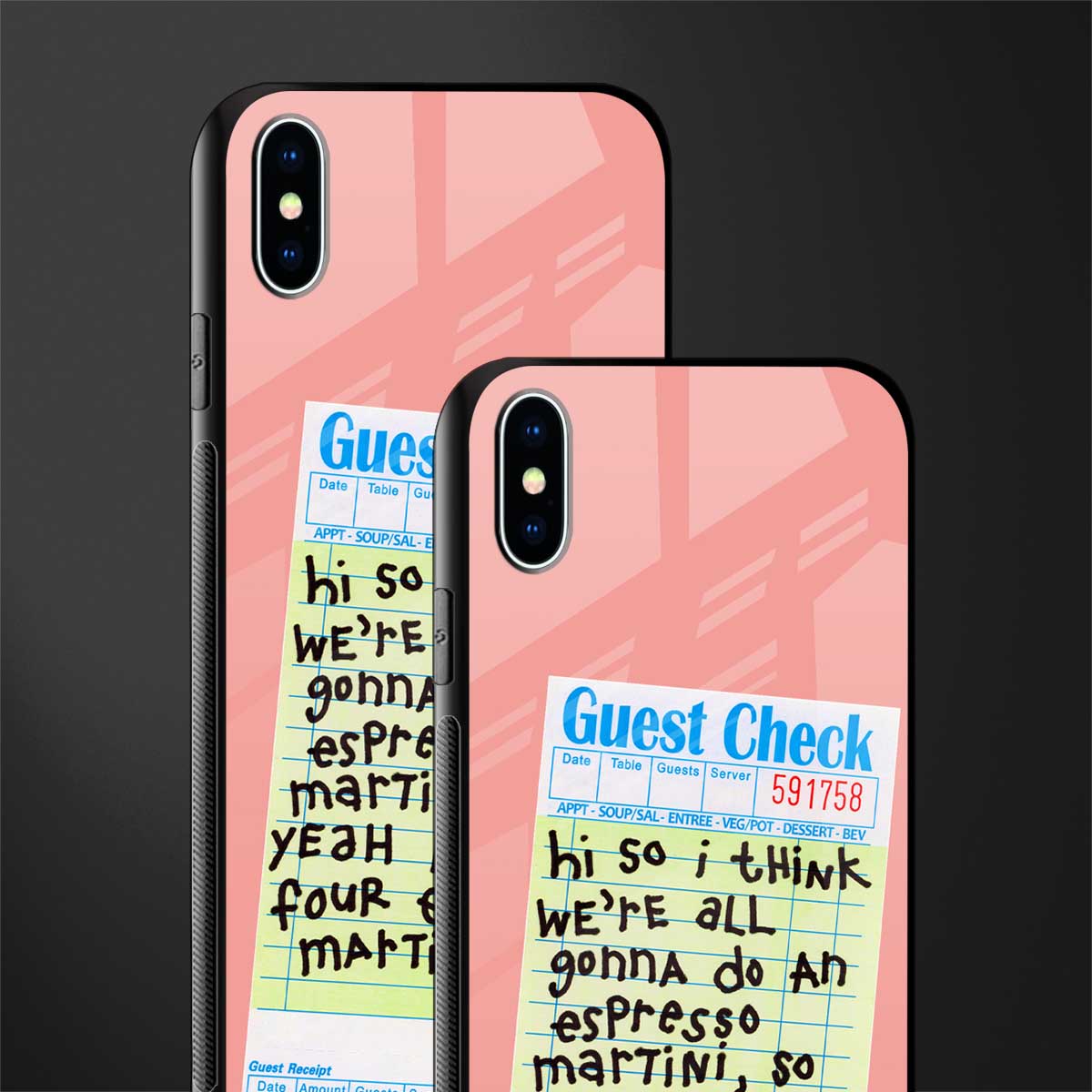 four espresso martinis glass case for iphone xs max image-2