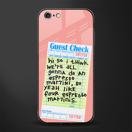 four espresso martinis glass case for iphone 6 image