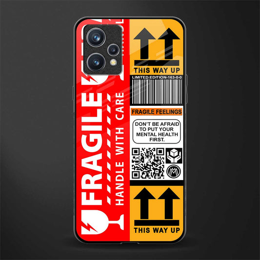 fragile feelings glass case for realme 9 4g image