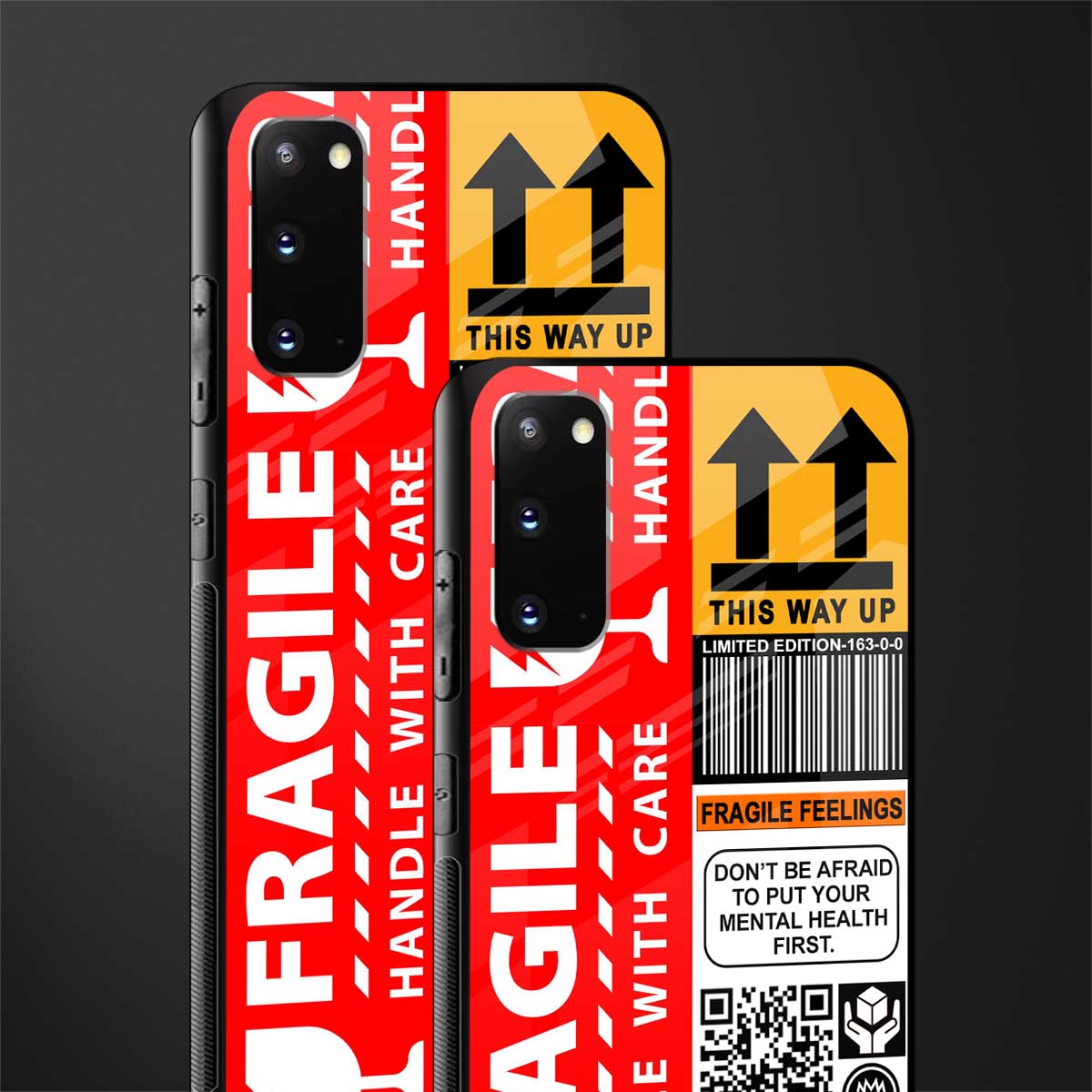 fragile feelings glass case for samsung galaxy s20 image-2