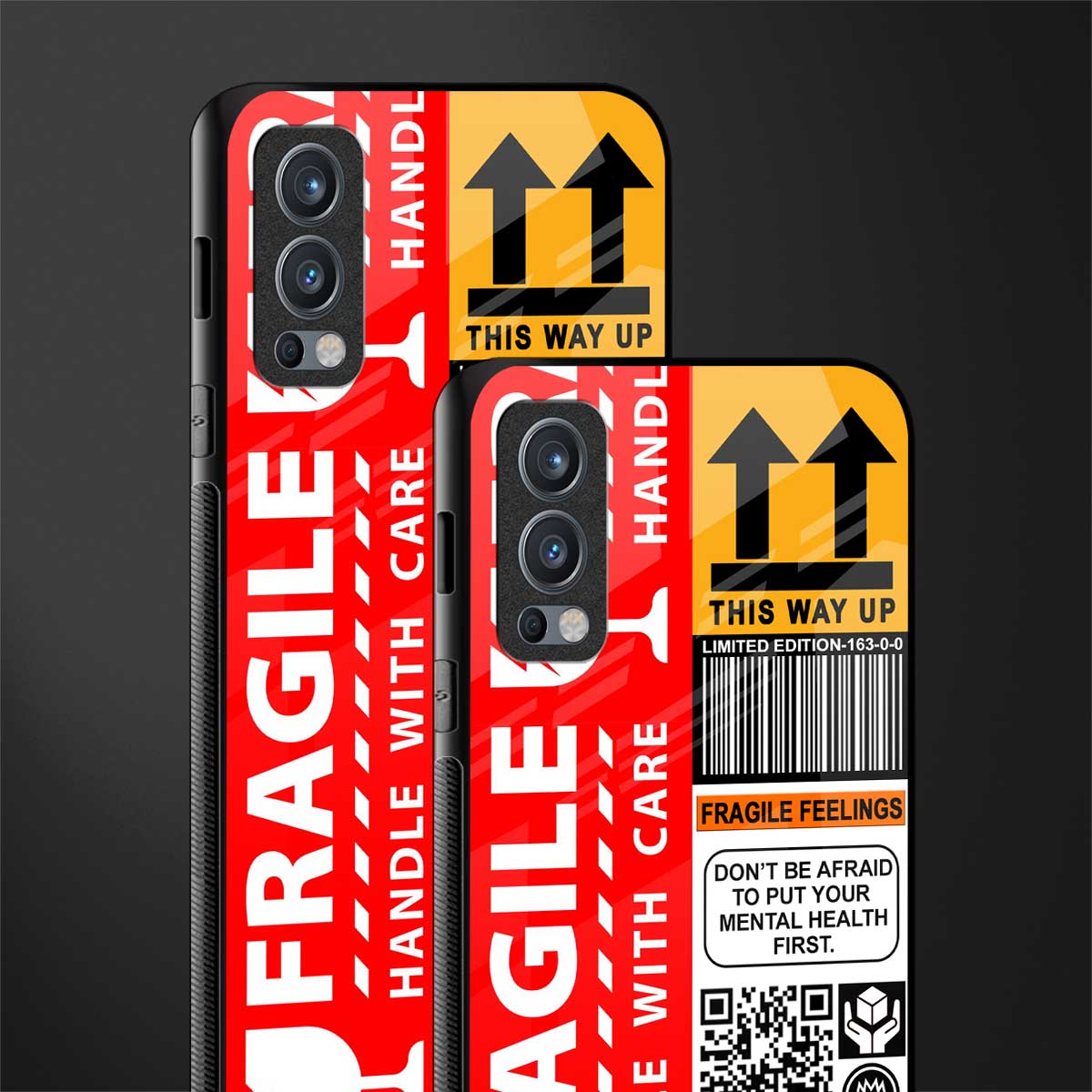 fragile feelings glass case for oneplus nord 2 5g image-2
