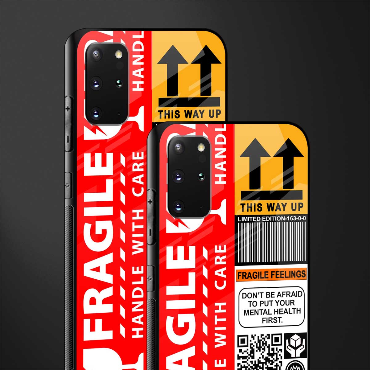fragile feelings glass case for samsung galaxy s20 plus image-2