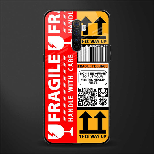 fragile feelings glass case for realme x2 pro image