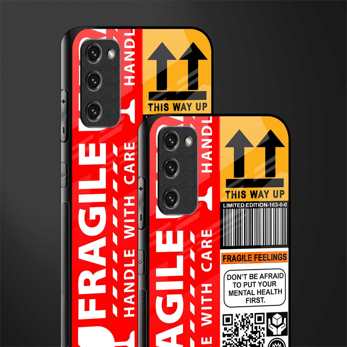 fragile feelings glass case for samsung galaxy s20 fe image-2
