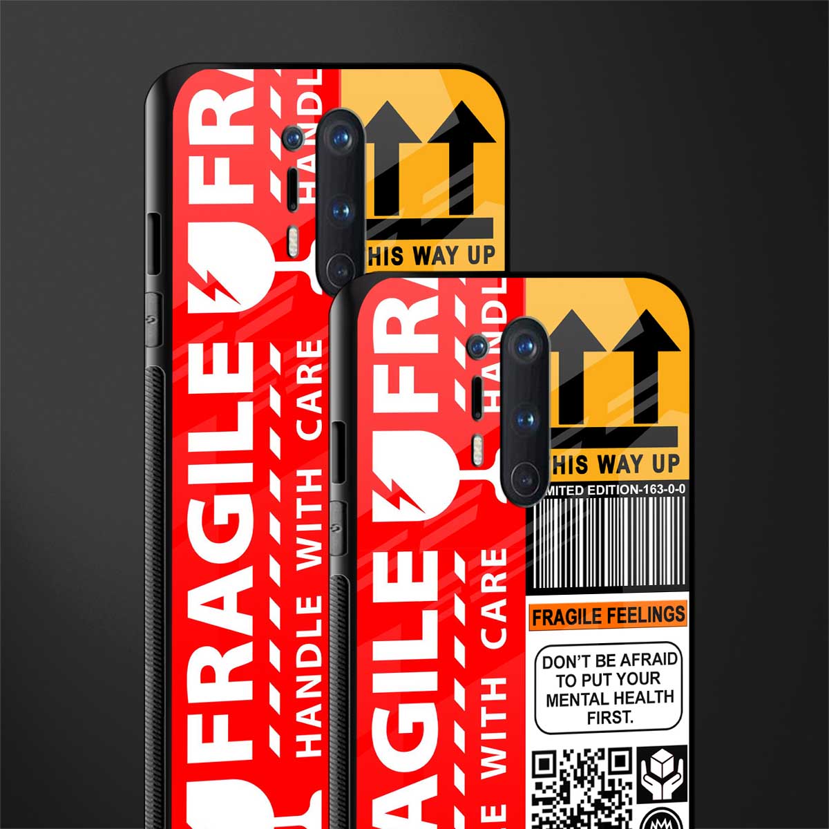 fragile feelings glass case for oneplus 8 pro image-2