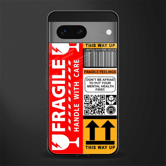 fragile feelings back phone cover | glass case for google pixel 7