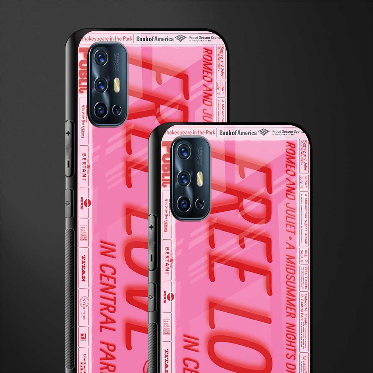 free love glass case for vivo v17 image-2