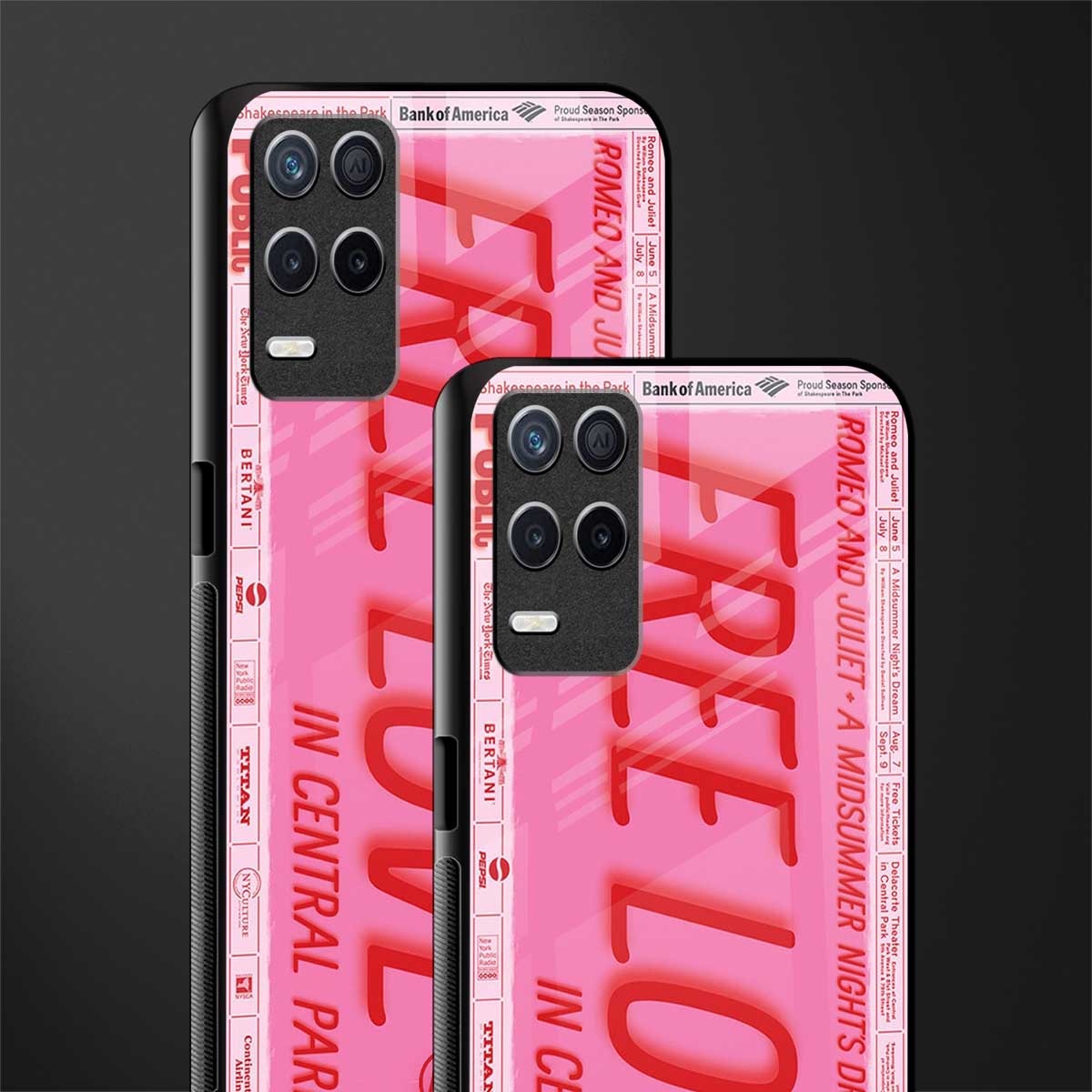 free love glass case for realme narzo 30 5g image-2