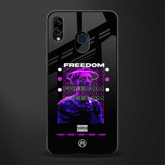 freedom glass case for samsung galaxy a20 image
