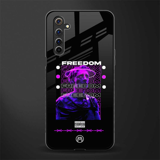 freedom glass case for realme 6 image