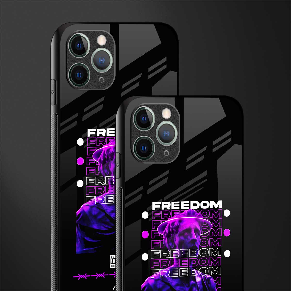 freedom glass case for iphone 11 pro image-2