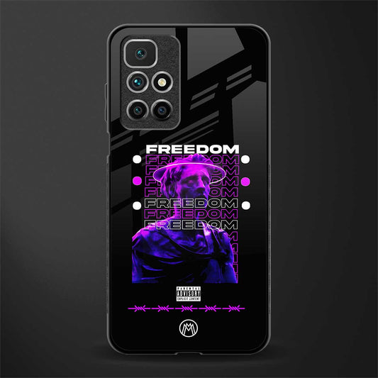 freedom glass case for redmi 10 prime image