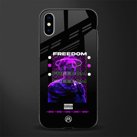 freedom glass case for iphone x image