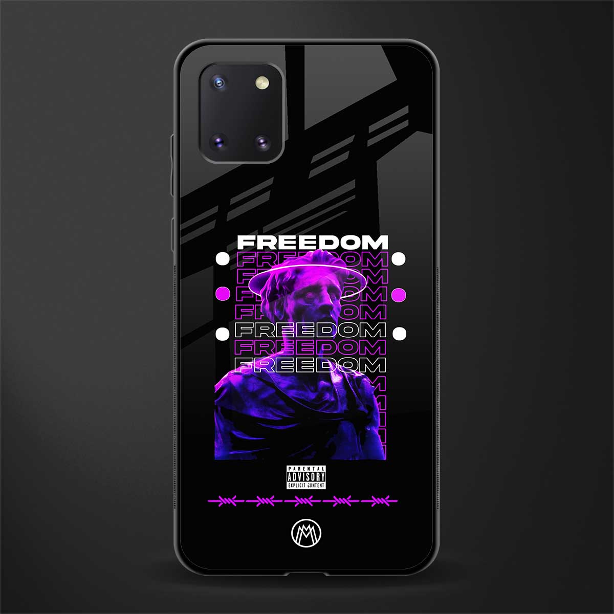 freedom glass case for samsung a81 image