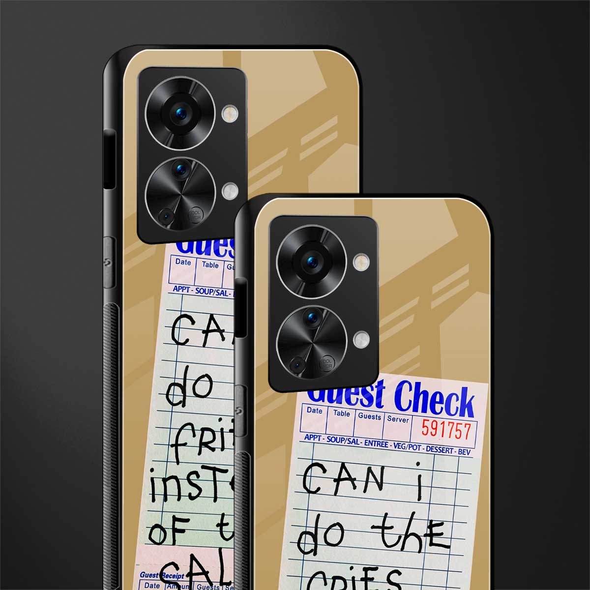 fries over salad glass case for phone case | glass case for oneplus nord 2t 5g