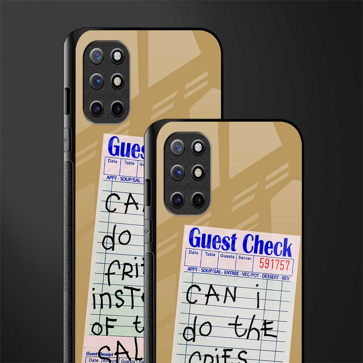fries over salad glass case for oneplus 8t image-2