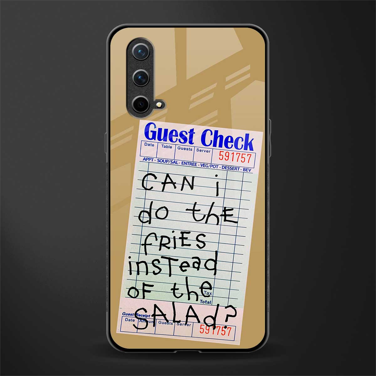 fries over salad glass case for oneplus nord ce 5g image