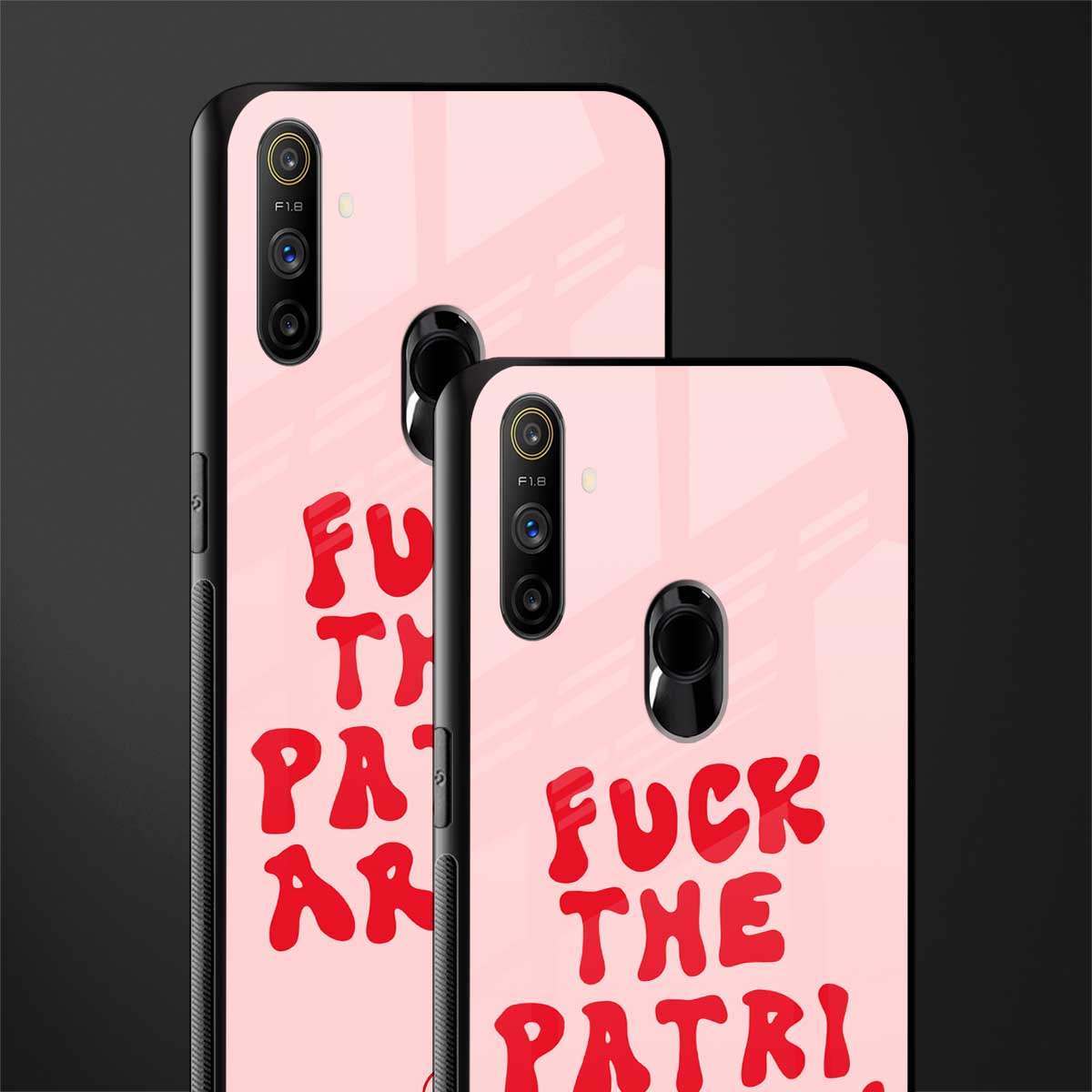 fuck the patriarchy glass case for realme narzo 20a image-2