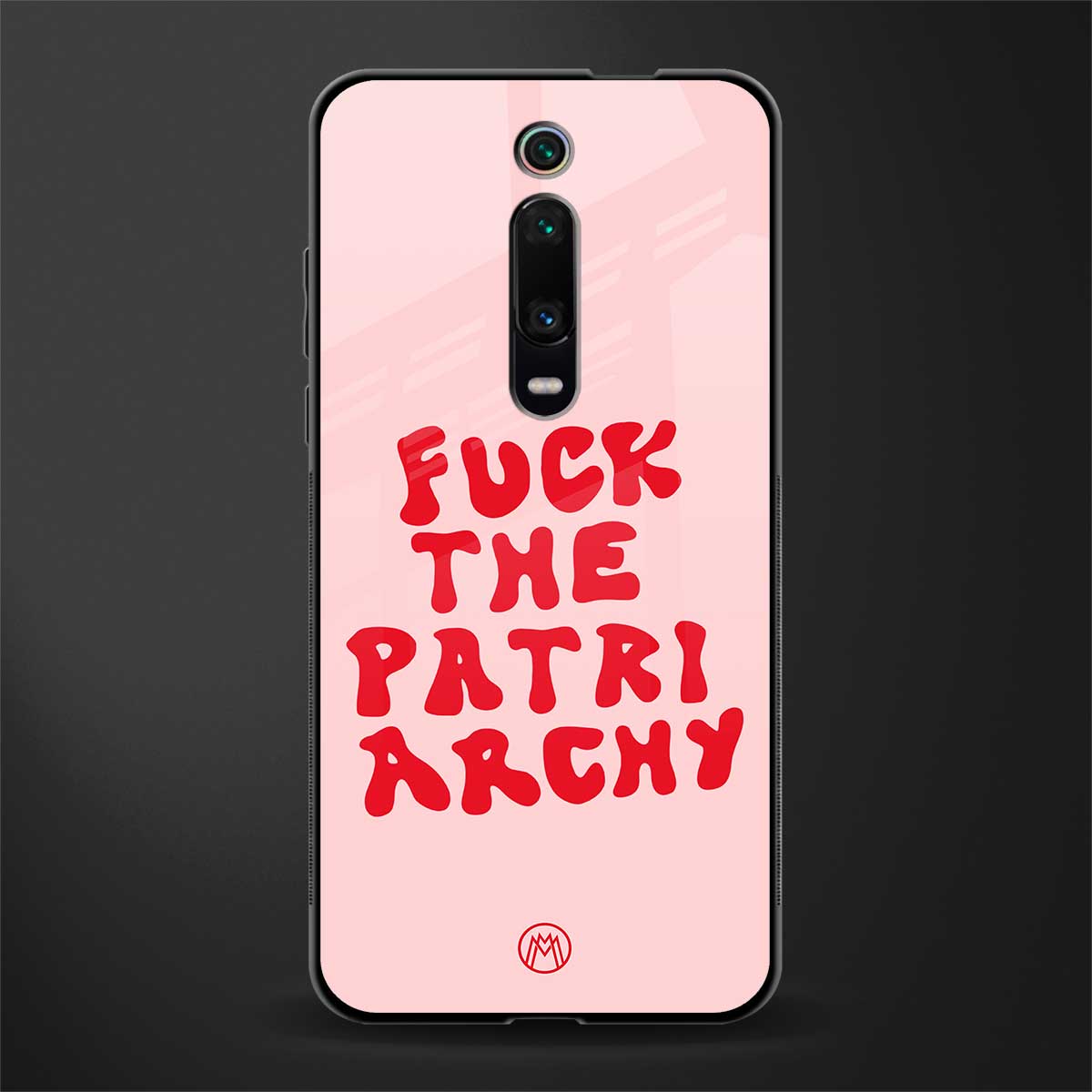 fuck the patriarchy glass case for redmi k20 image
