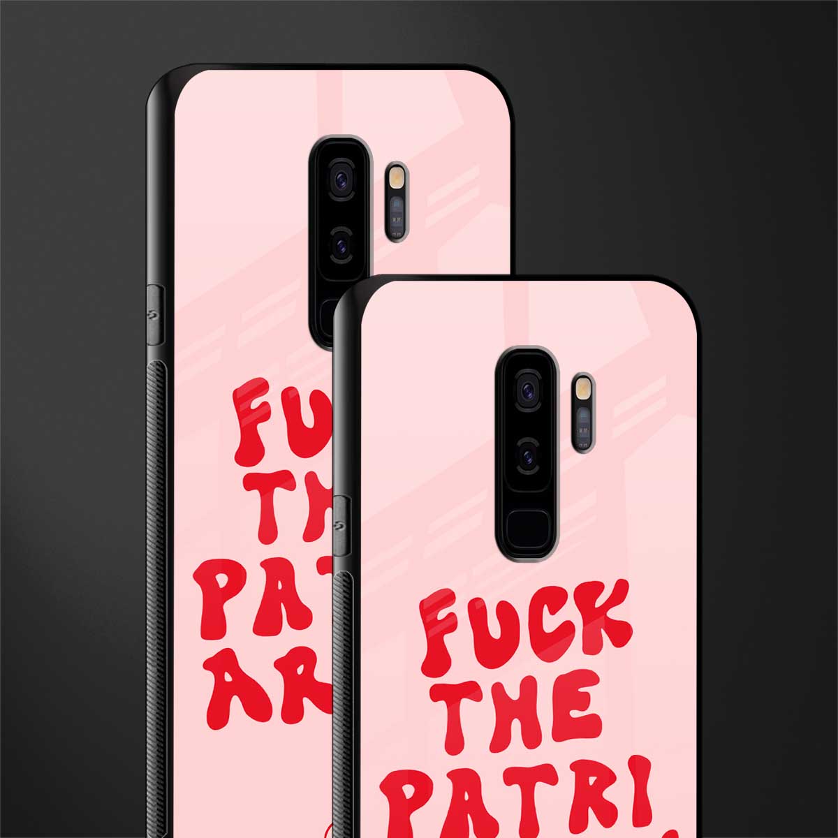 fuck the patriarchy glass case for samsung galaxy s9 plus image-2