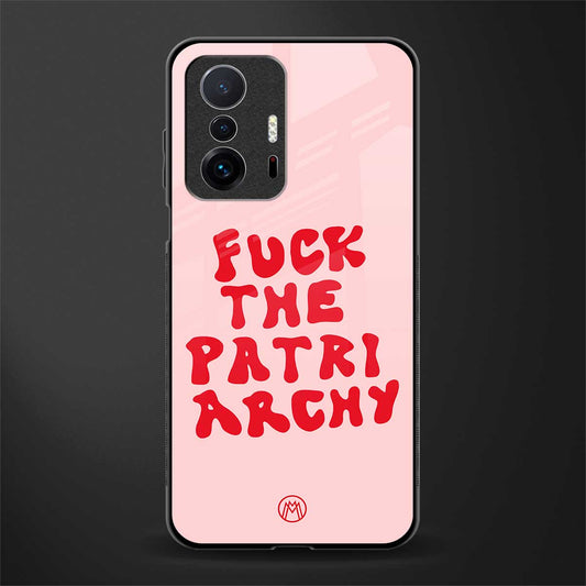 fuck the patriarchy glass case for mi 11t pro 5g image