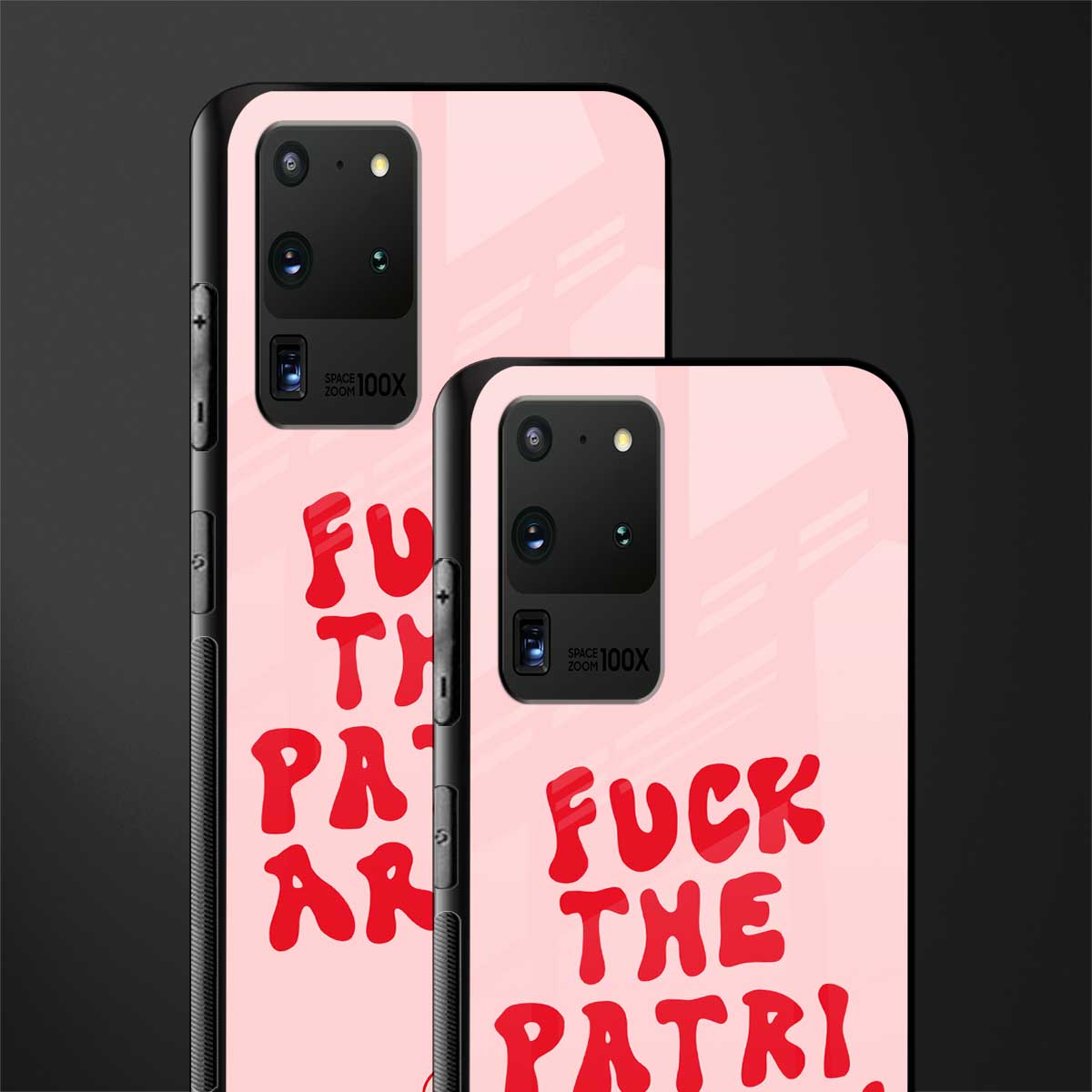 fuck the patriarchy glass case for samsung galaxy s20 ultra image-2