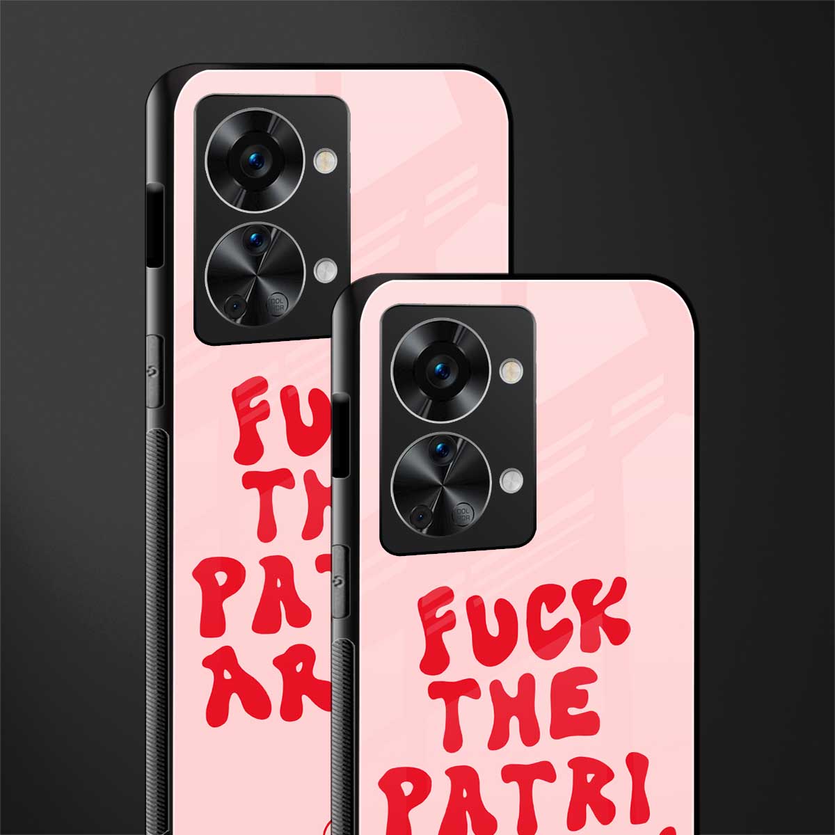 fuck the patriarchy glass case for phone case | glass case for oneplus nord 2t 5g