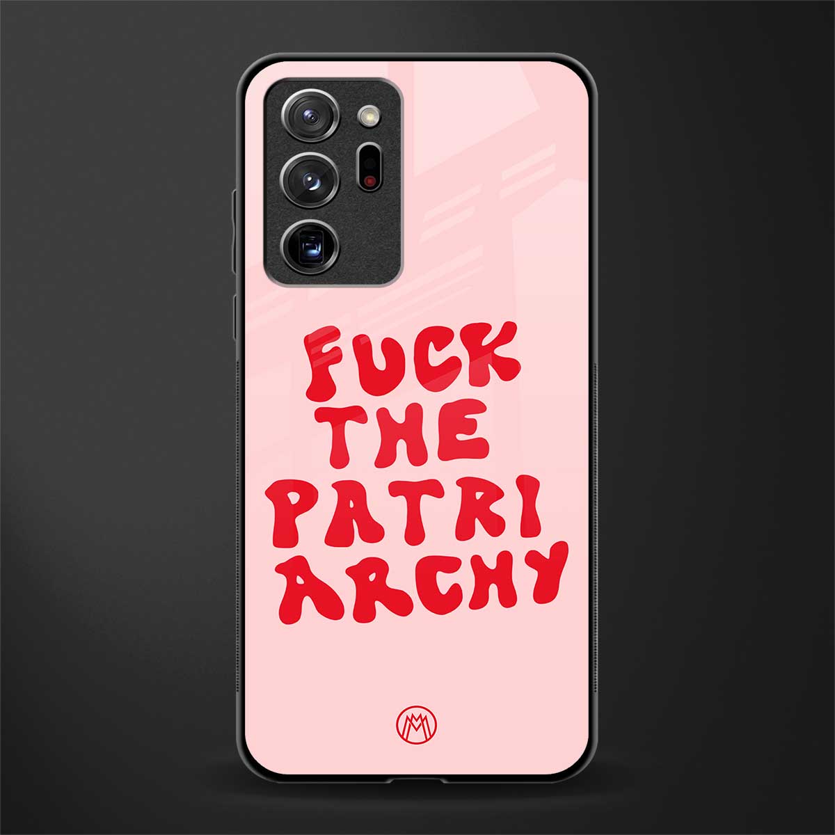 fuck the patriarchy glass case for samsung galaxy note 20 ultra 5g image