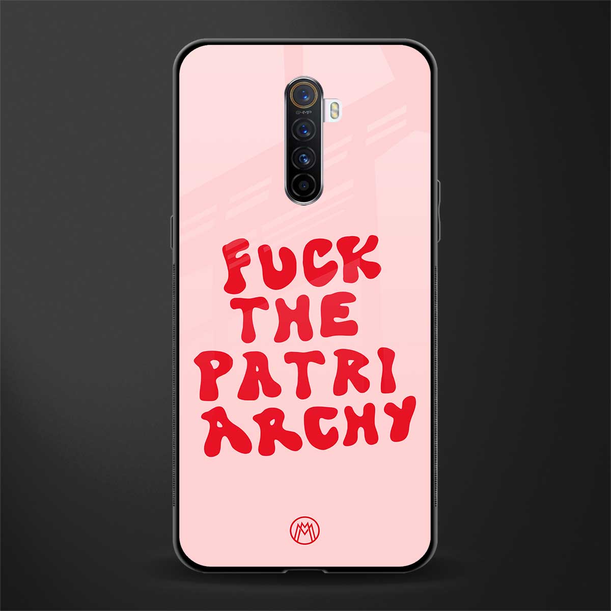 fuck the patriarchy glass case for realme x2 pro image