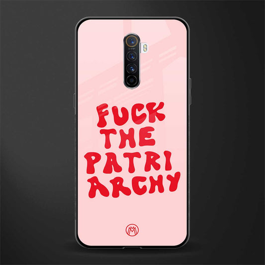 fuck the patriarchy glass case for realme x2 pro image