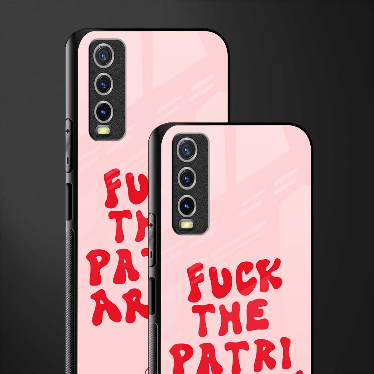 fuck the patriarchy glass case for vivo y20svivo y20avivo y20g image-2