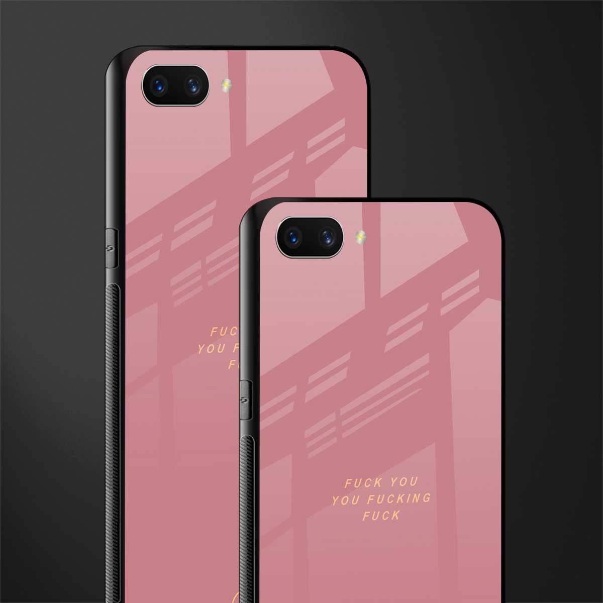 fuck you glass case for realme c1 image-2