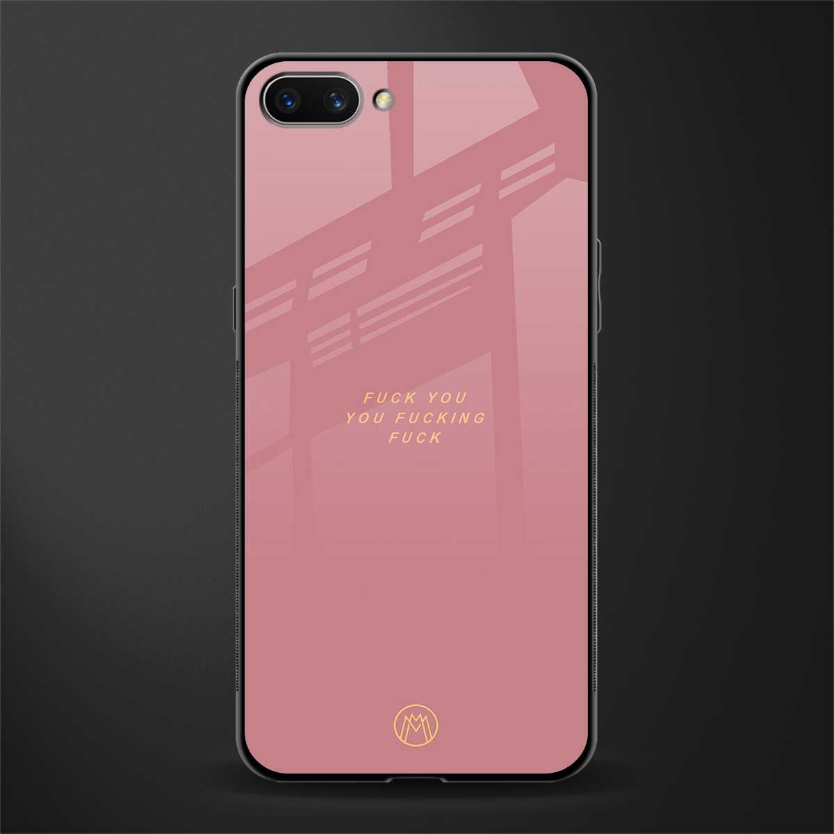 fuck you glass case for realme c1 image