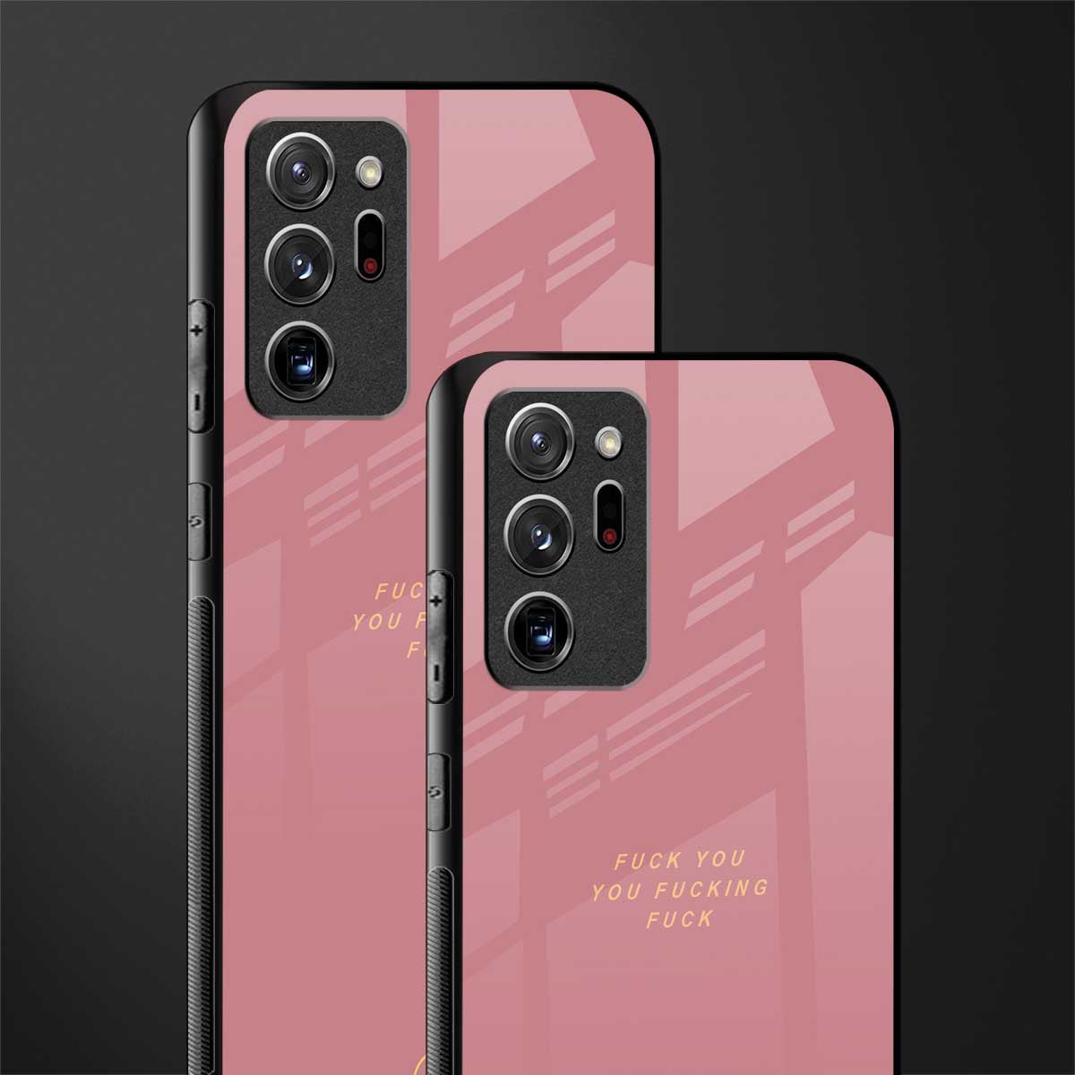 fuck you glass case for samsung galaxy note 20 ultra 5g image-2