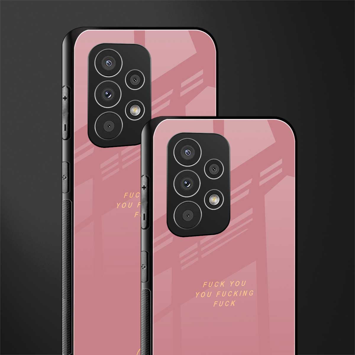 fuck you back phone cover | glass case for samsung galaxy a23