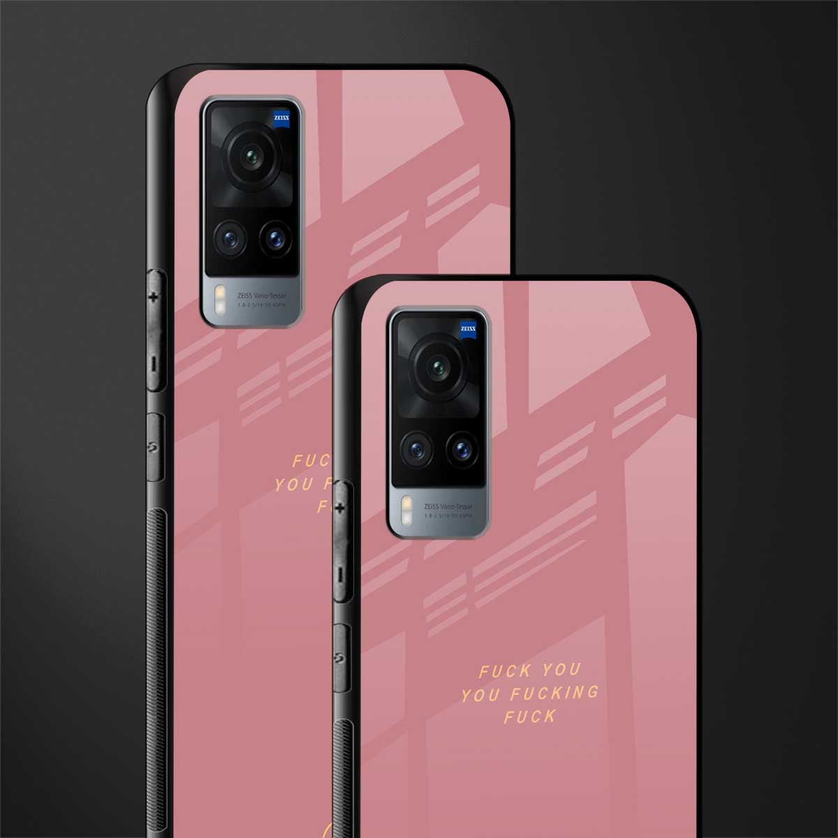 fuck you glass case for vivo x60 image-2