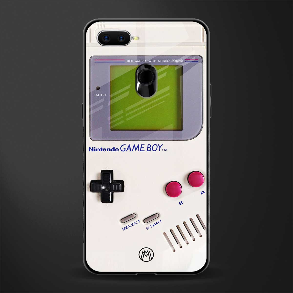 gameboy classic glass case for oppo a5s image