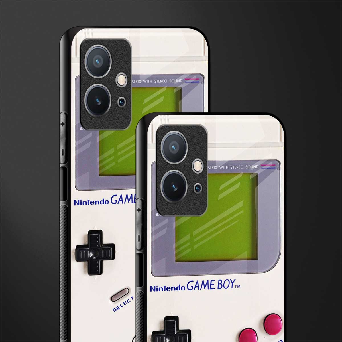 gameboy classic glass case for vivo y75 5g image-2