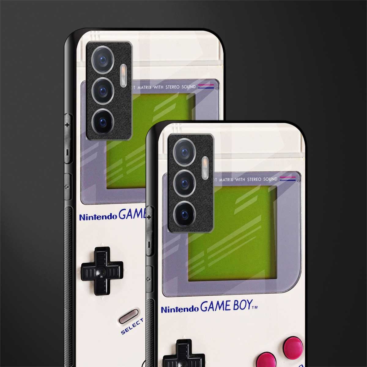 gameboy classic glass case for vivo v23e image-2