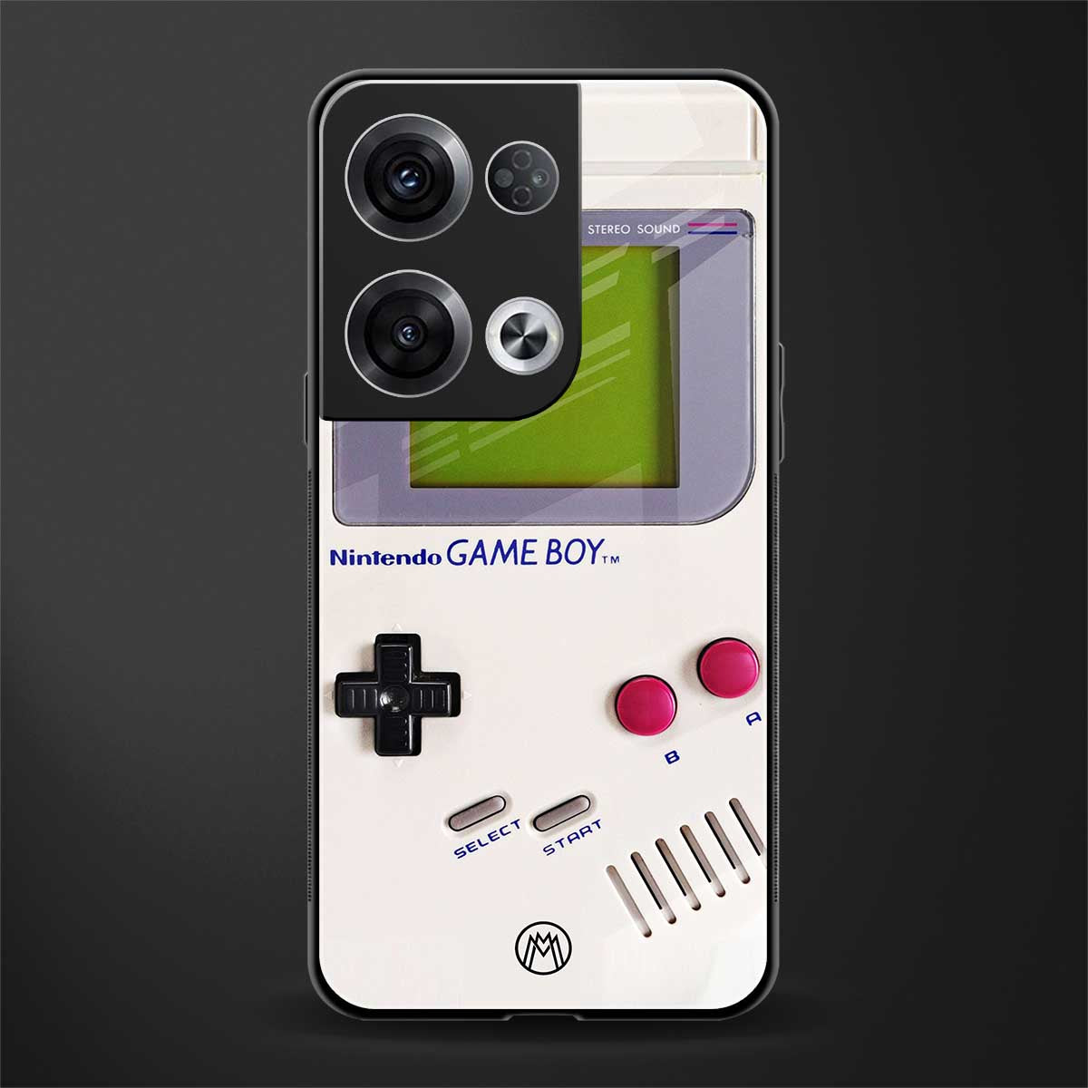 gameboy classic back phone cover | glass case for oppo reno 8