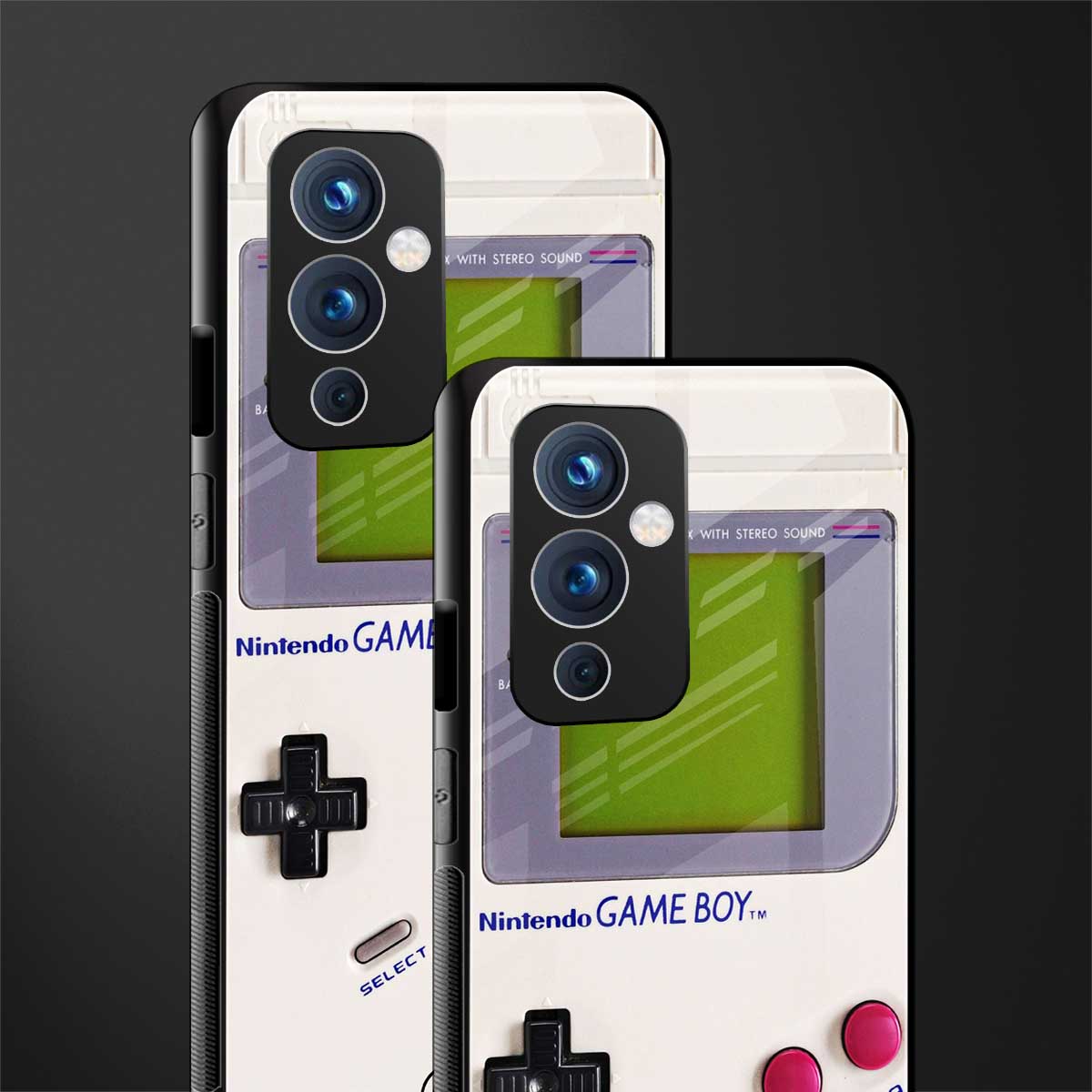 gameboy classic back phone cover | glass case for oneplus 9