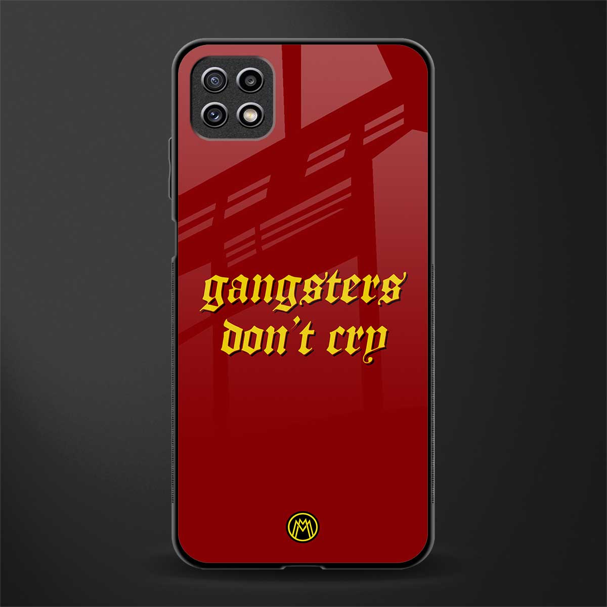 gangsters don't cry back phone cover | glass case for samsung galaxy f42