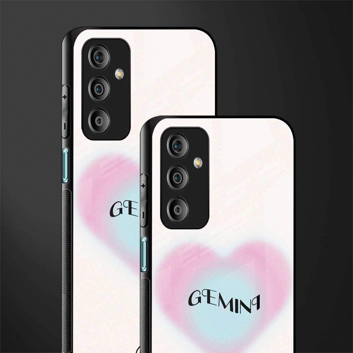 gemini minimalistic back phone cover | glass case for samsung galaxy f23 5g