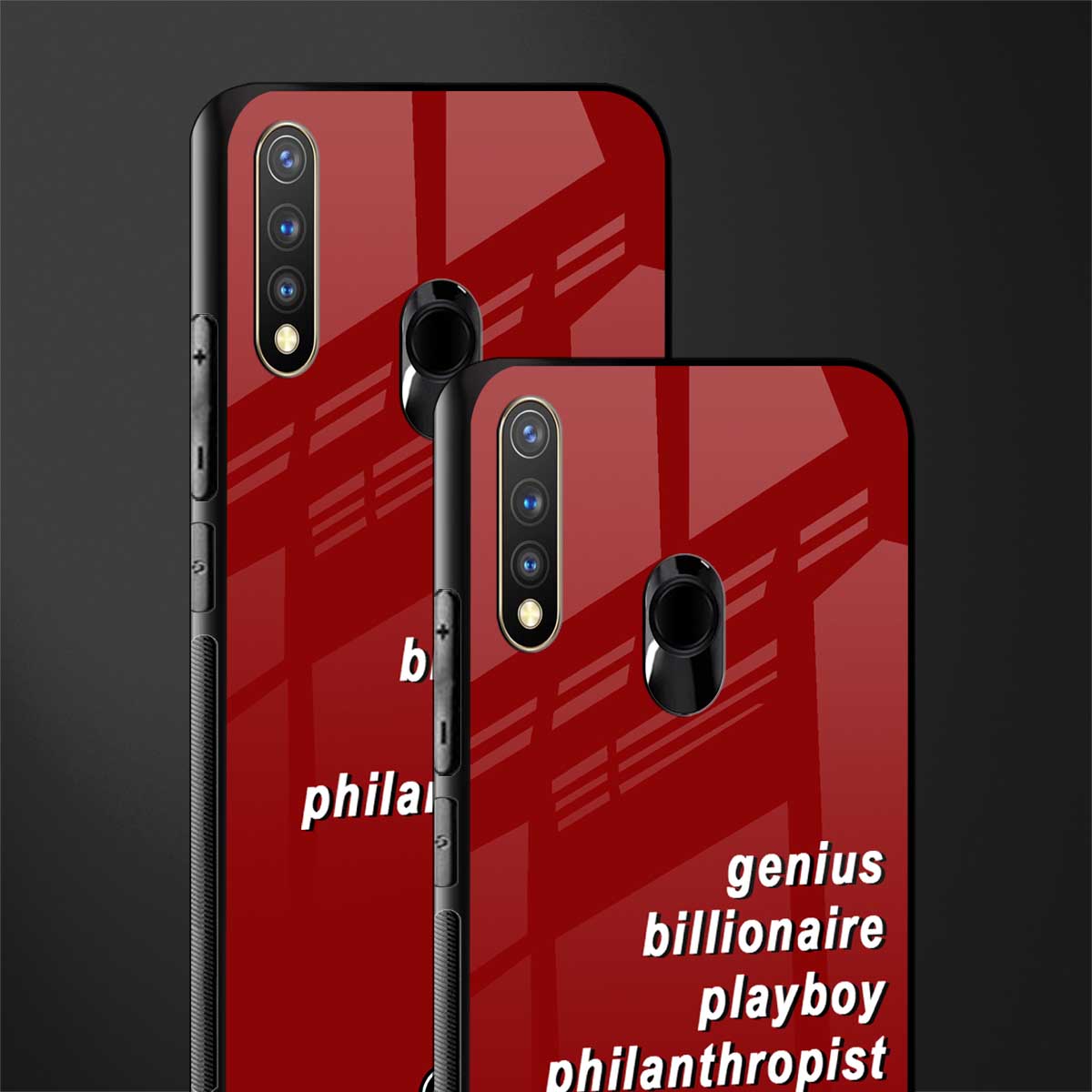 genius billionaire playboy philantrophist glass case for vivo u20 image-2